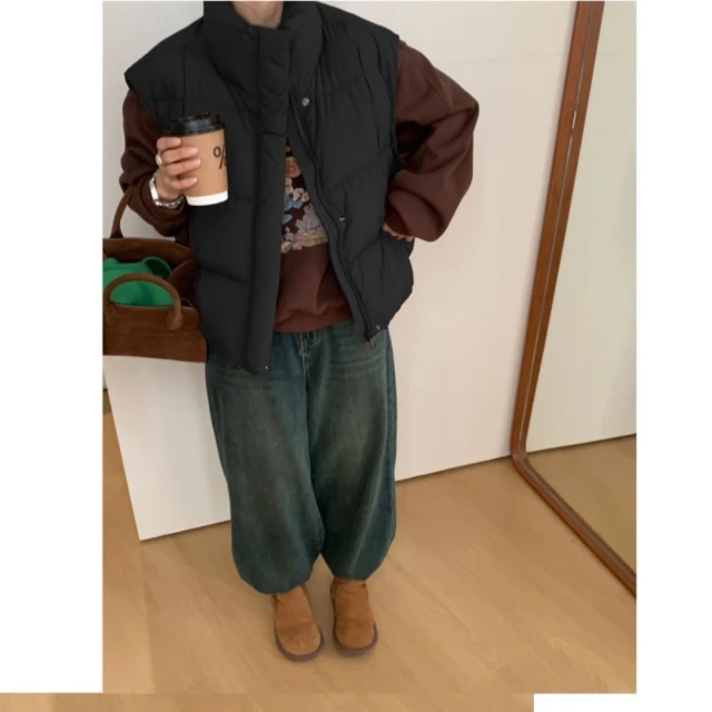 米蘭精品 真羽絨90%鴨絨羽絨外套(韓系田園風碎花女夾克2色