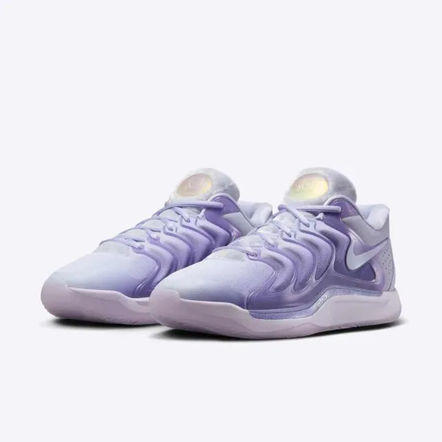 【NIKE 耐吉】KD17 EP 男 籃球鞋 運動鞋 實戰 球鞋 杜蘭特 緩震 氣墊 淡紫(FJ9488-500)