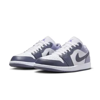 【NIKE 耐吉】Nike Air Jordan 1 Low 煙霧灰紫 低筒 百搭 運動鞋 休閒鞋 男鞋 553558-145