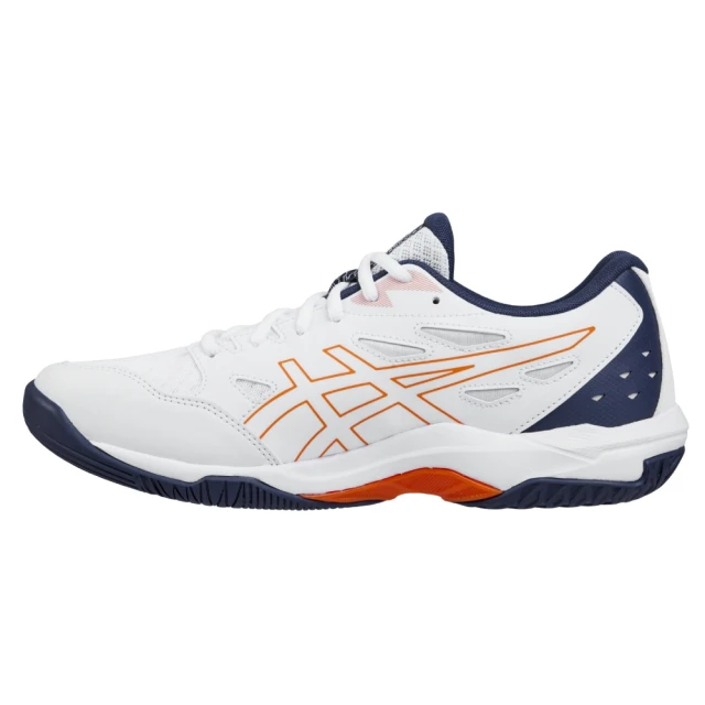 asics 亞瑟士asics 亞瑟士 排球鞋 羽球鞋 男鞋 運動鞋 寬楦 GEL-ROCKET 11 2E 白藍橘 1073A077-101