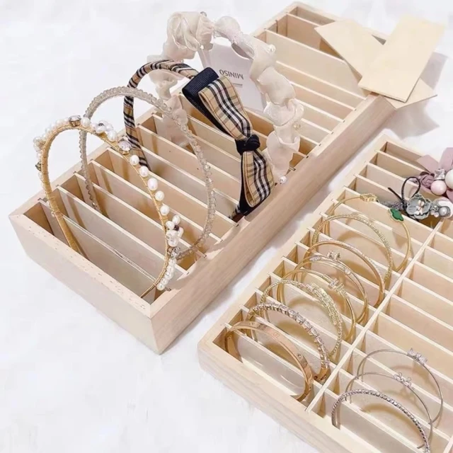 無名精選 梯形展示架-A款小號-胡桃色(免組裝 天然實木 置