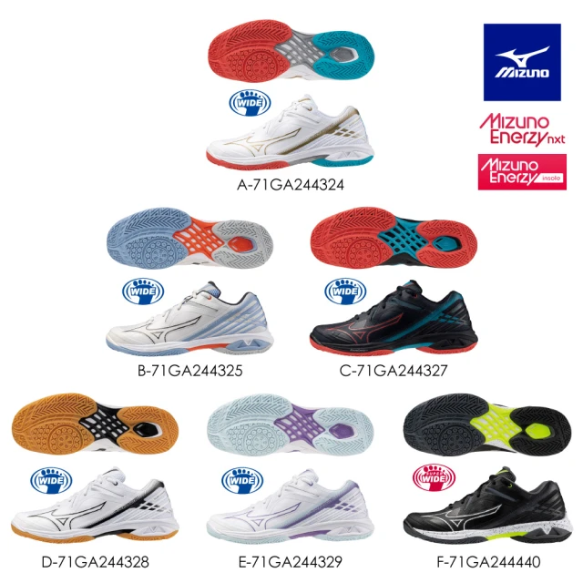 MIZUNO 美津濃 WAVE CLAW 3 羽球鞋 71GA244XXX（任選一雙）(羽球鞋)