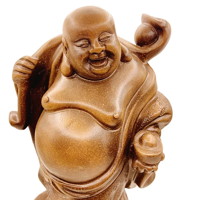 【藏古祥館】彌勒佛紫砂擺飾(紫砂)