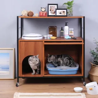 【C&B】Justice貓砂隱藏收納櫃居家多用途收納櫃置物架(貓家具 貓砂櫃 收納架 置物櫃 台灣生產)