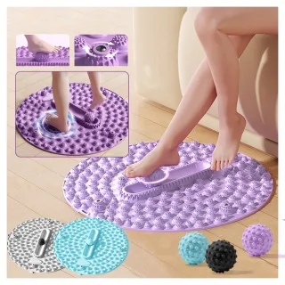 【ANTIAN】55cm 多功能磁石原地慢跑指壓板 3D按摩球足底按摩墊 腳底按摩腳墊 運動墊(交換禮物)