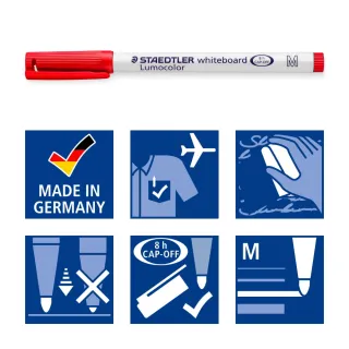 【STAEDTLER 施德樓】施德樓 極細白板筆 MS301