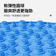【ANTIAN】大+小組合 親子指壓板磁石超慢跑 疏通經絡原地跑步足底按摩墊 圓形足療按摩腳墊 55cm+38cm