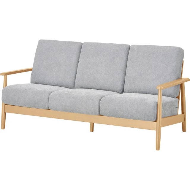 NITORI 宜得利家居NITORI 宜得利家居 ◎布質3人用沙發 IG01 LGY/LBR(布質 沙發 3人用 IG01)