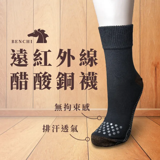 【奔馳】多國認證雙奈米抗癬淨脈醫療襪(除臭 遠紅外線 銅纖維 2025新款)
