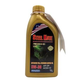 【STEEL KOTE 史帝波特】史帝波特5W30全合成機油-四入組(5W30 車用機油 柴油車)