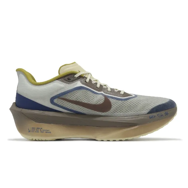 【NIKE 耐吉】競速跑鞋 Zoom Fly 6 Premium 男鞋 棕 藍 運動鞋 輕量 回彈 碳板(HV4366-072)