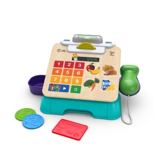 【德國Hape】Baby Einstein計算功能收銀機(家家酒玩具/收銀遊戲)