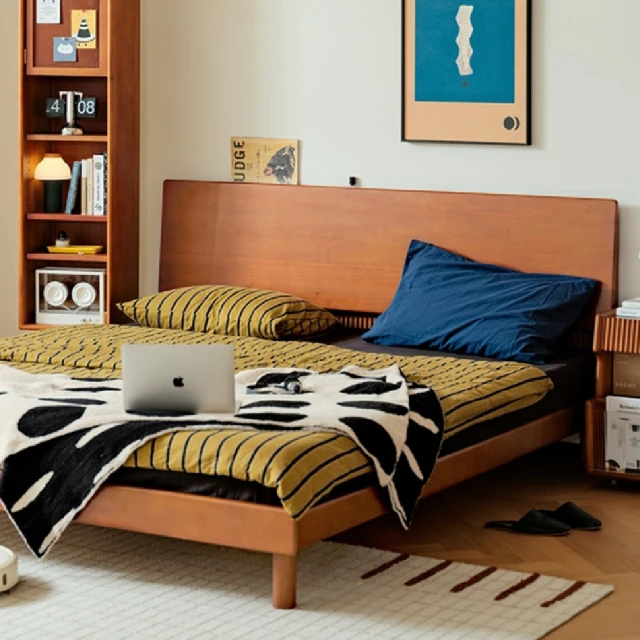 Taoshop 淘家舖 M - 科技布實木床｜家具軟包床｜主