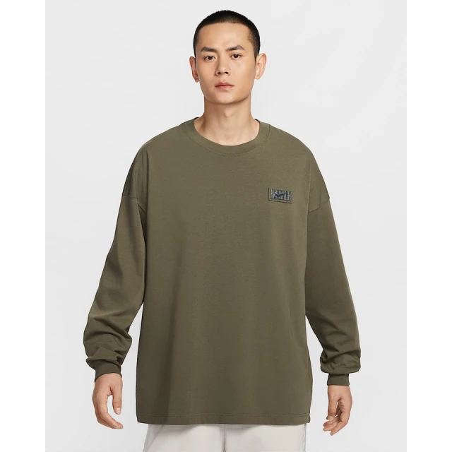 NIKE 耐吉 長袖上衣 男 大學T 磨毛 AS M NK 