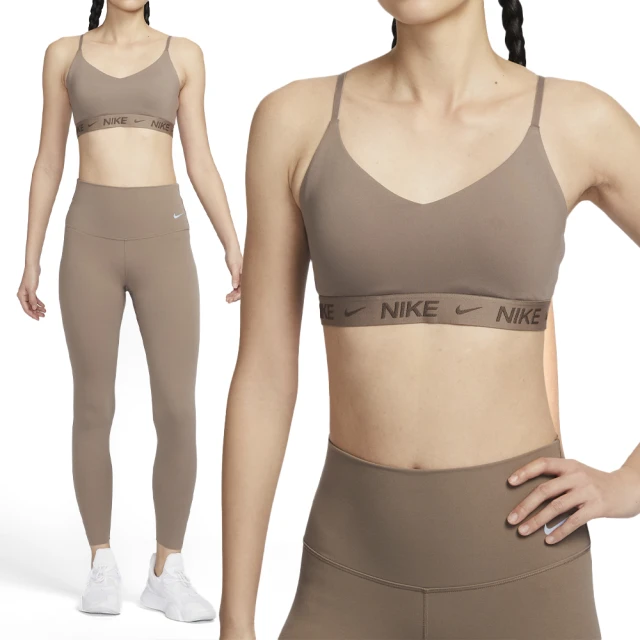 NIKE 耐吉 AS W NK DF INDY LGT SPT BRA 女款 咖啡色 運動內衣 FD1063-233