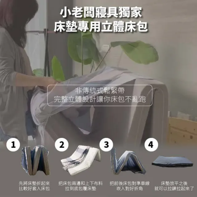 【小老闆寢具】標準單人3尺 天絲纖維 立體包覆式床包+枕套組(10cm厚以下床墊專用 拉鍊式包覆)