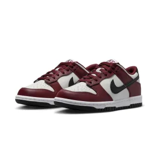 【NIKE 耐吉】Nike Dunk Low Dark Team Red 酒漬櫻桃 GS FZ4352-600(深紅白 低筒 運動鞋 休閒鞋 大童鞋)