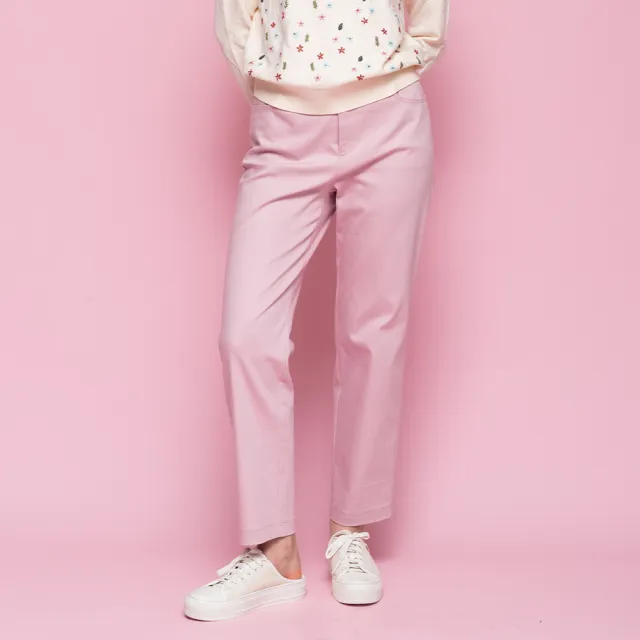 【perng yuh 芃諭名品】輕漾棉甜 仿牛仔 小直筒褲(2025 SS Collection|4A春夏新品上市)