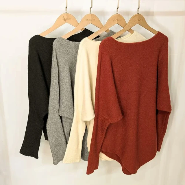 矜蘭妃 多色自由領基礎款保暖上衣 推薦