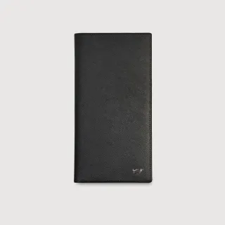 【BRAUN BUFFEL 德國小金牛】台灣總代理 至尊 14卡薄型長夾-黑色(BF536-322-BK)