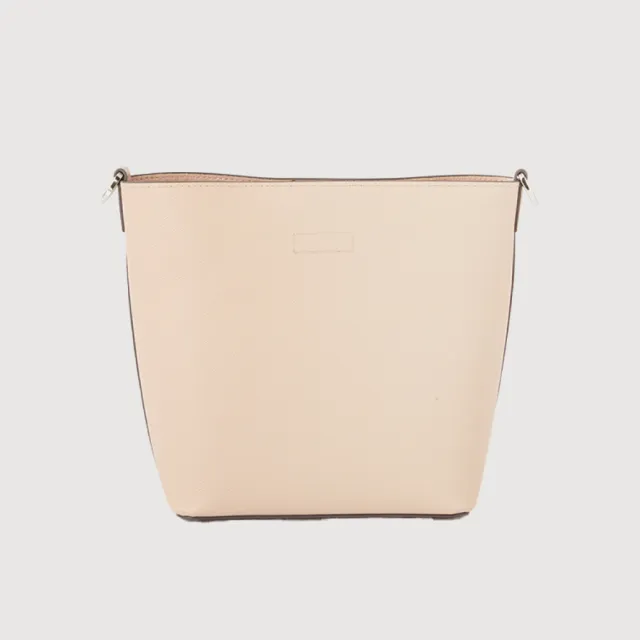 【BRAUN BUFFEL 德國小金牛】莎蔻拉-A 水桶包-藕粉色(BF857-30-CG) 女包送禮推薦