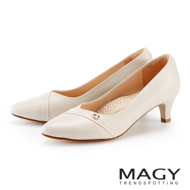 MAGY 全真皮透氣簍空舒適平底鞋(棕色)折扣推薦