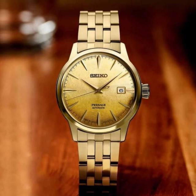 【SEIKO 精工】Presage系列 金色啤酒自動上鍊機械錶/40.5mm(SRPK46J1/4R35-01T0Q)