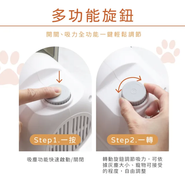 【KINYO】寵物美容除毛吸塵器 吸毛吸塵 寵物電剪 寵物除毛 梳毛 剃毛(KVCP-206)