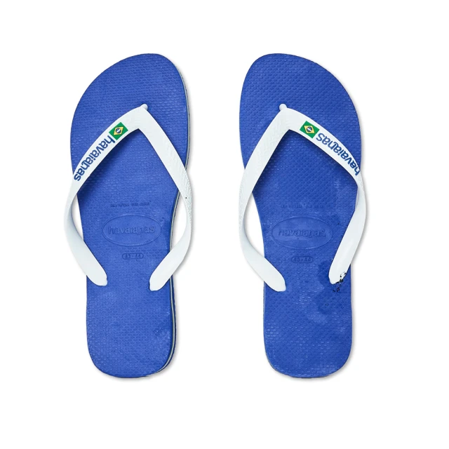havaianas 哈瓦仕havaianas 哈瓦仕 Brasil Logo 男鞋 女鞋 藍色 經典款 防水 人字拖 拖鞋 4110850-2711U