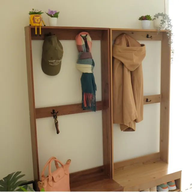 【EASY HOME】可吊掛座式鞋櫃收納9雙鞋-雙色可選(鞋櫃 鞋架 穿鞋椅 穿鞋櫃 玄關櫃 矮凳 台灣製造)