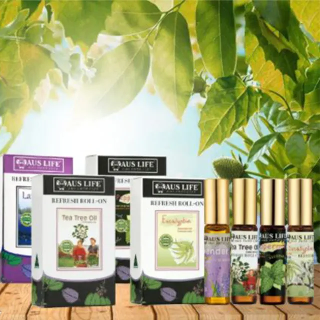 【AUS LIFE 澳思萊】買4送4 沁涼滾珠精油棒(5.3mlx8入/四款任選/薄荷/薰衣草/茶樹/尤加利/薄荷棒/提神醒腦)