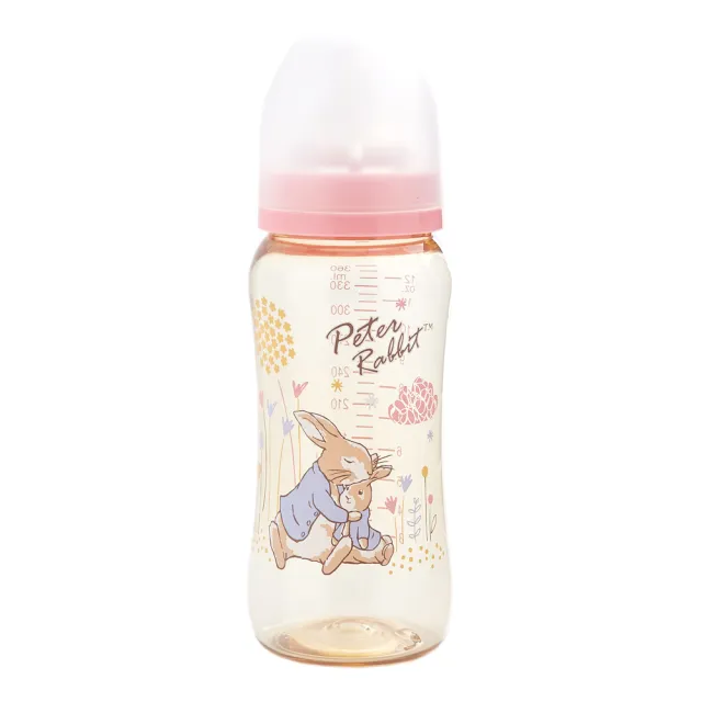 【奇哥官方旗艦】比得兔PPSU寬口奶瓶-360ml(2色選擇)