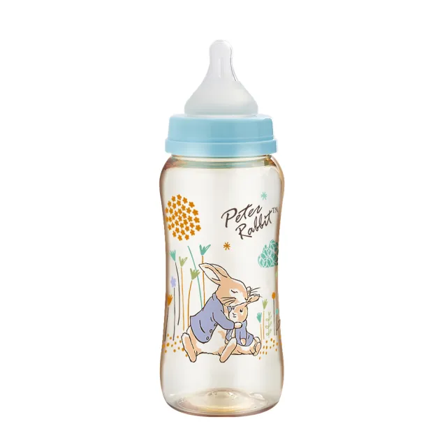 【奇哥官方旗艦】比得兔PPSU寬口奶瓶-360ml(2色選擇)