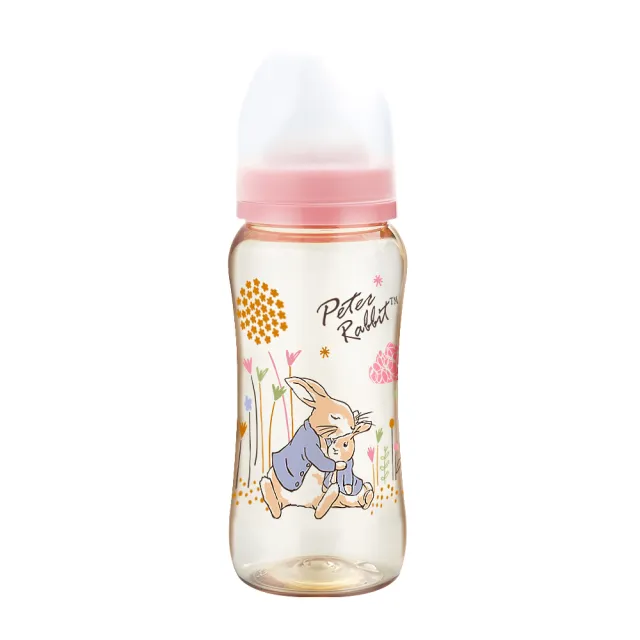 【奇哥官方旗艦】比得兔PPSU寬口奶瓶-360ml(2色選擇)