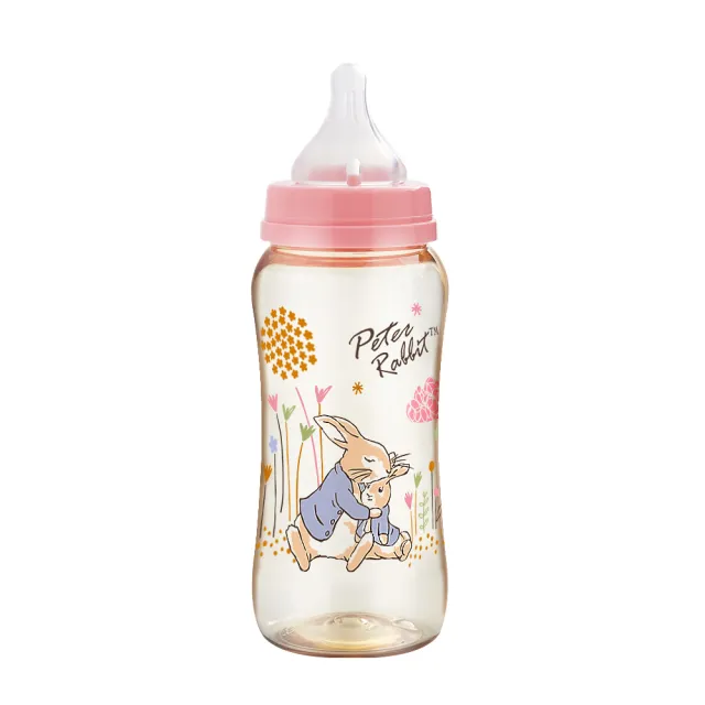 【奇哥官方旗艦】比得兔PPSU寬口奶瓶-360ml(2色選擇)