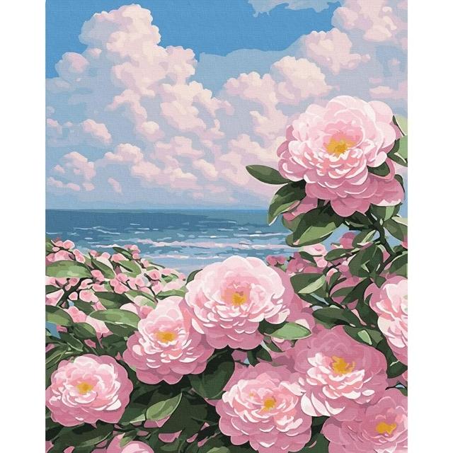 【ArtLife 藝術生活】DT224春暖花開40*50CM(數字油畫 DIY DIY數字油畫 交換禮物 畫畫玩具)