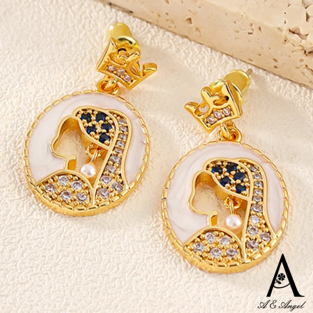 ANGEL 暗黑編織皮質麻花拼色金屬項鍊(金色)好評推薦