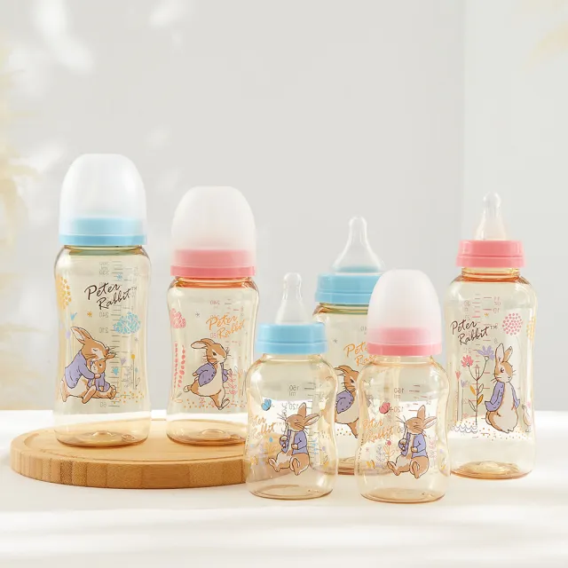 【奇哥官方旗艦】比得兔PPSU標準奶瓶-320ml(2色選擇)