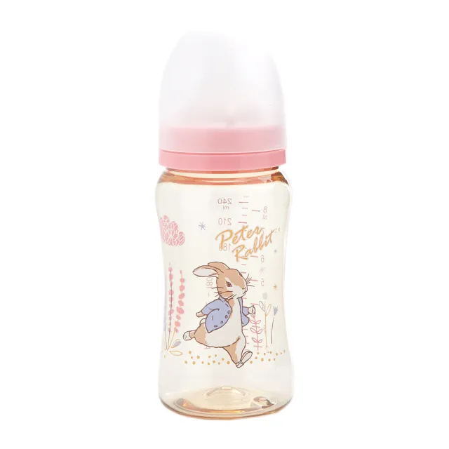 【奇哥】比得兔PPSU寬口奶瓶-240ml(2色選擇)