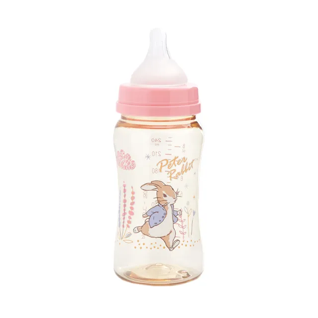 【奇哥】比得兔PPSU寬口奶瓶-240ml(2色選擇)
