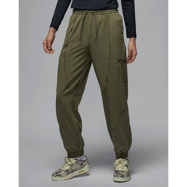 NIKE 耐吉 喬丹 長褲 棉褲 運動褲 休閒褲 女款 AS W J SPT TUNNEL PANT 綠色(FB4660222)