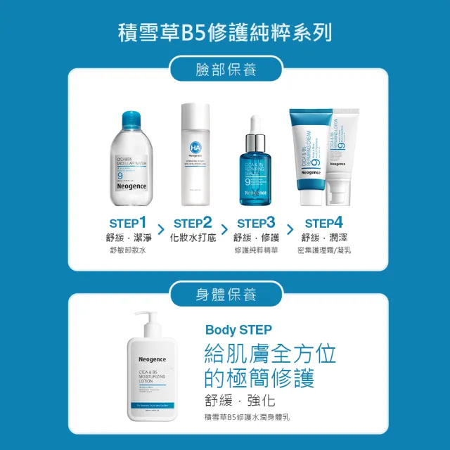 Neogence 霓淨思】積雪草B5修護水潤身體乳500ml - momo購物網- 好評