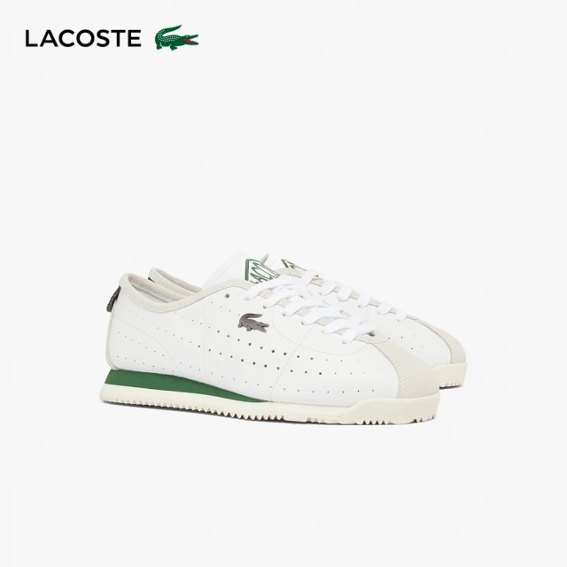 LACOSTE CLUB-LOW 女鞋 阿甘鞋 休閒鞋 皮革 運動鞋 白綠(49SFA0043_1R5)