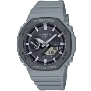 【CASIO 卡西歐】卡西歐G-SHOCK 運動藍芽太陽能運動錶-灰色(GA-B2100LUU-8A 台灣公司貨)