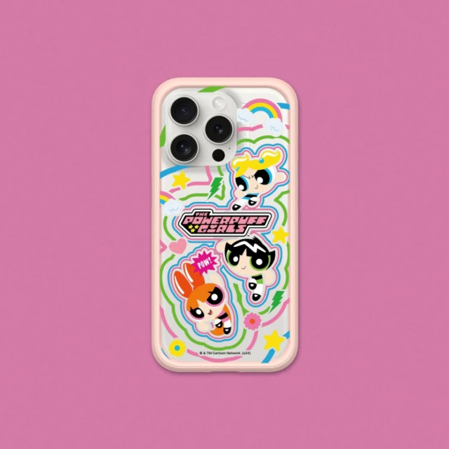 RHINOSHIELD 犀牛盾 iPhone 14系列 Mod NX手機殼/可愛小女警線條款(飛天小女警)