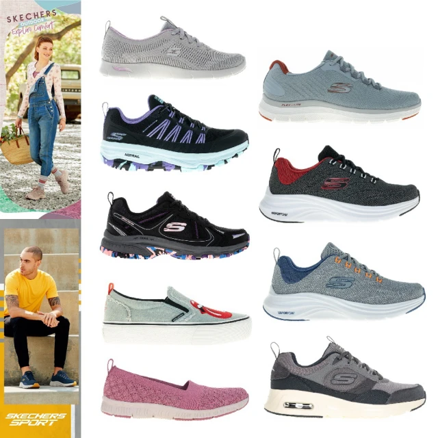 SKECHERSSKECHERS 男女款 避震緩衝輕量運動鞋(多款)