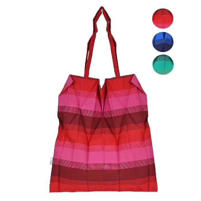 【ISSEY MIYAKE 三宅一生】ME 漸層條紋皺褶手提包(三色選/展示品)