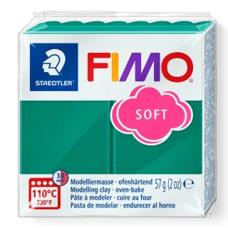 【STAEDTLER 施德樓】FIMO無毒烤箱軟陶SOFT系列-單塊 MS8020
