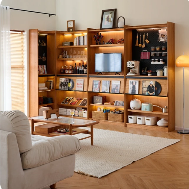 Taoshop 淘家舖 M - 櫻桃木書櫃｜全實木書櫃｜滿牆