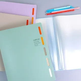 【珠友】A4/13K PP資料本-內袋加厚40張(資料夾)